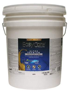 5-gallon Deep Base Flat Enamel Paint - Model Ezfed-5gal