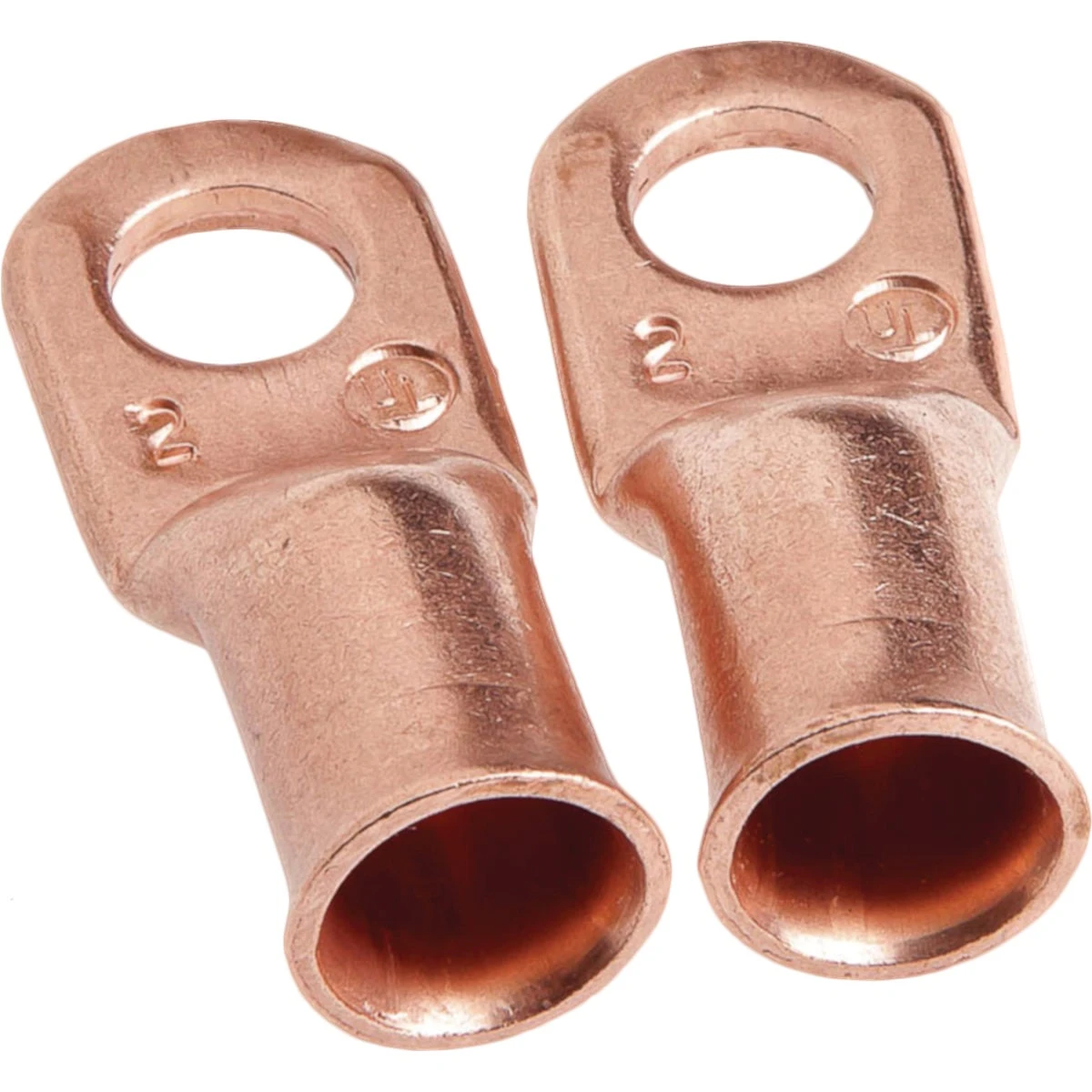 Forney 2 in. L x 1.88 in. W Welding Cable Lug Copper 2 pc.