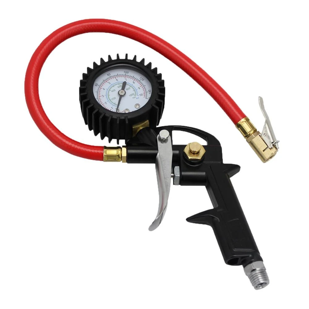 Air Tool Pistol Grip Tire Inflator & Digital Gauge