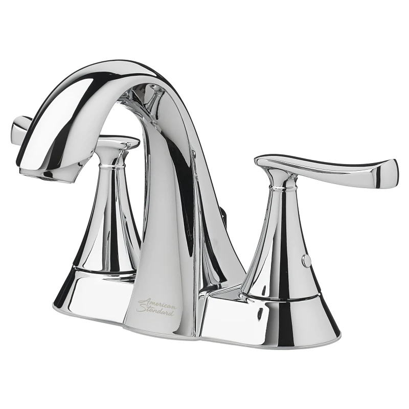 Chatfield Bathroom Faucet, 2 Handles, Polished Brass