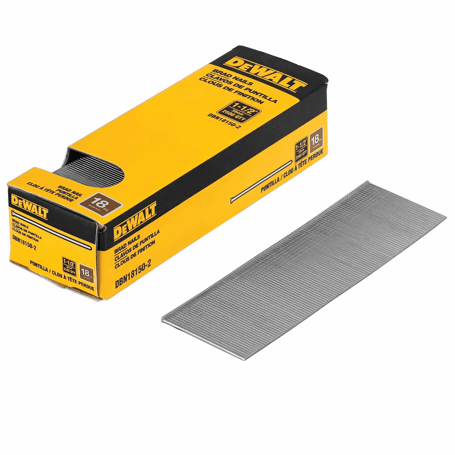 1-1/2 in. x 18-Gauge Brad Nails