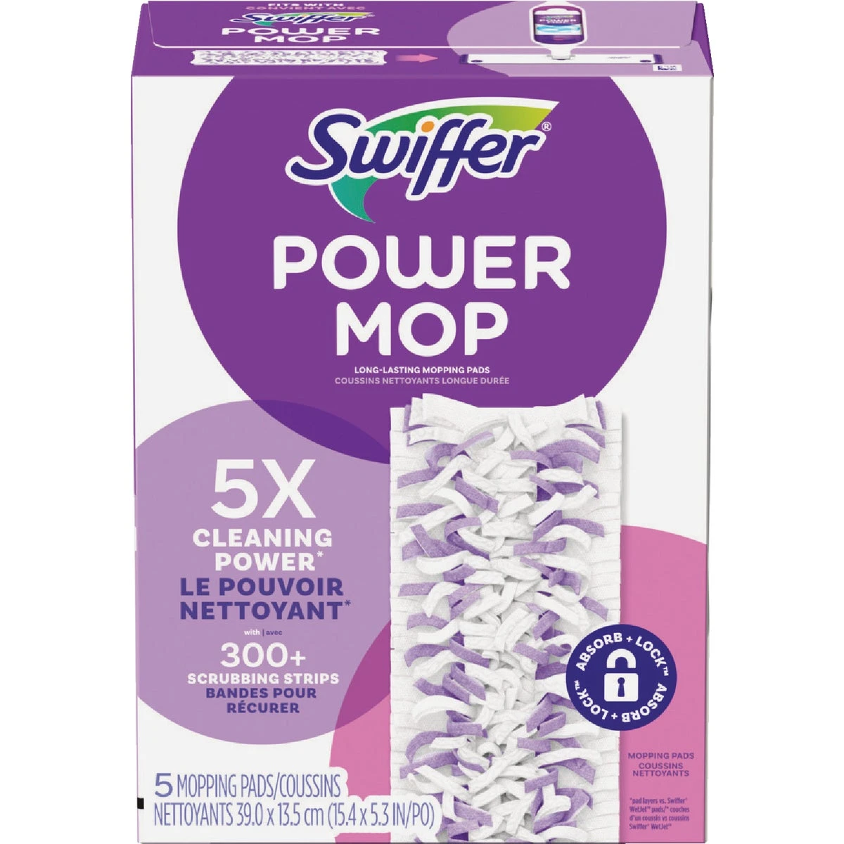 Power Mop Pad Refills, 5-Ct.