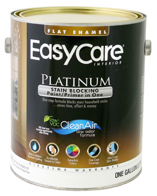 EasyCare Platinum Paint & Primer In One, Deep Base Flat Enamel, 1-Gal.