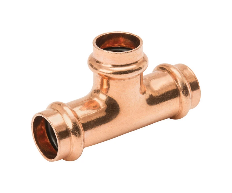 3/4 x 1/2 x 1/2 In. Press Copper Pipe Tee