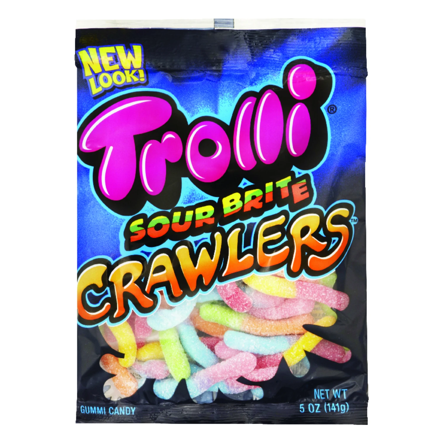 Sour Brite Crawler Gummy Worms, Assorted, 5 oz.