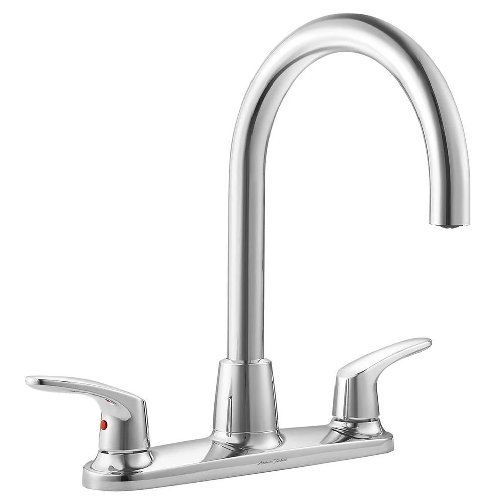 Colony Pro 2 Handle High-Arc Kitchen Faucet, Polished Chrome