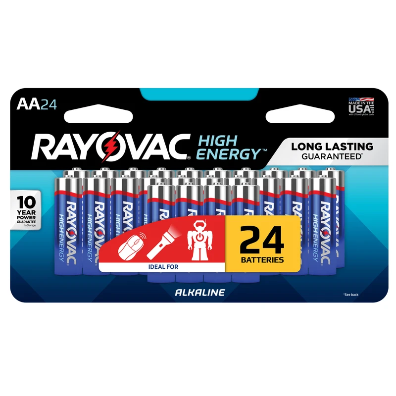 Rayovac AA Alkaline Batteries 24 pk Carded