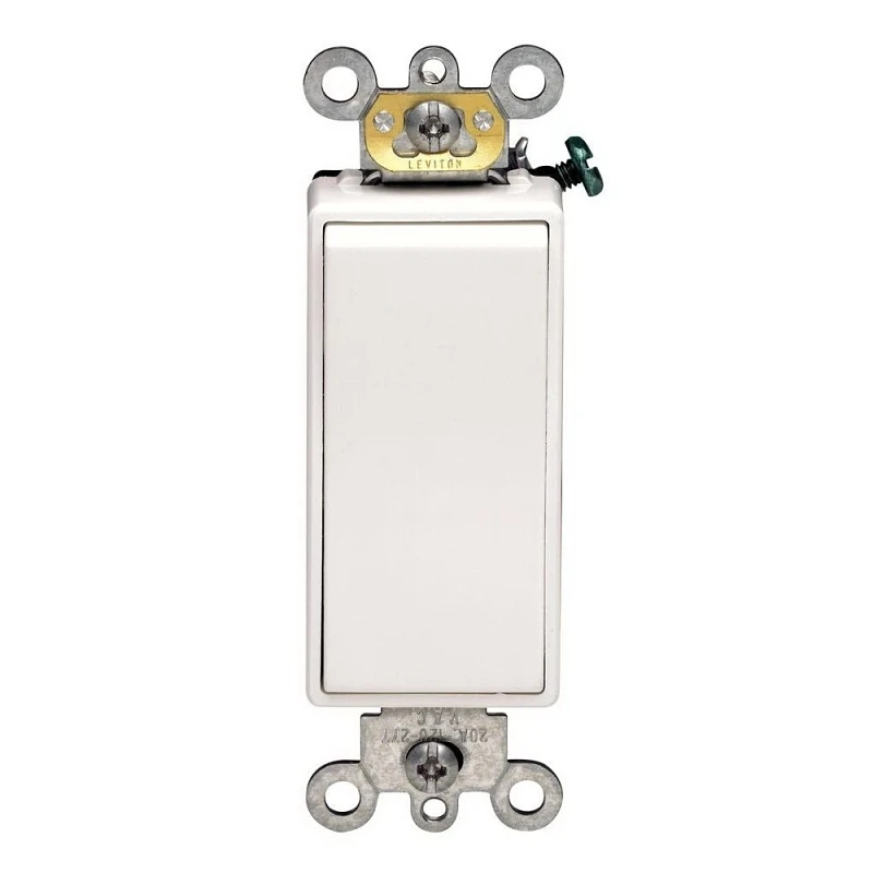 Decora Plus 20 Amp Switch, White