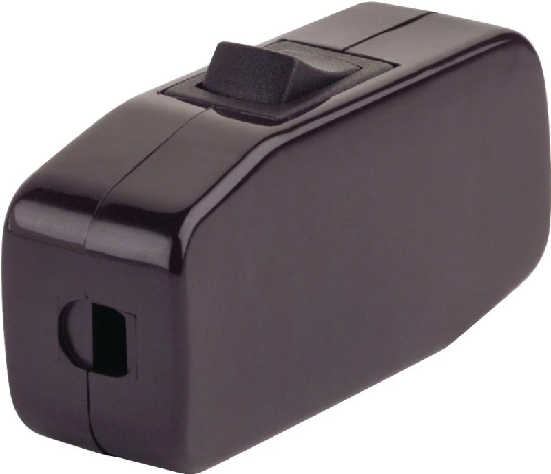 3a Brown Heavy-duty Rocker Cord Switch 125v Model 012-5410