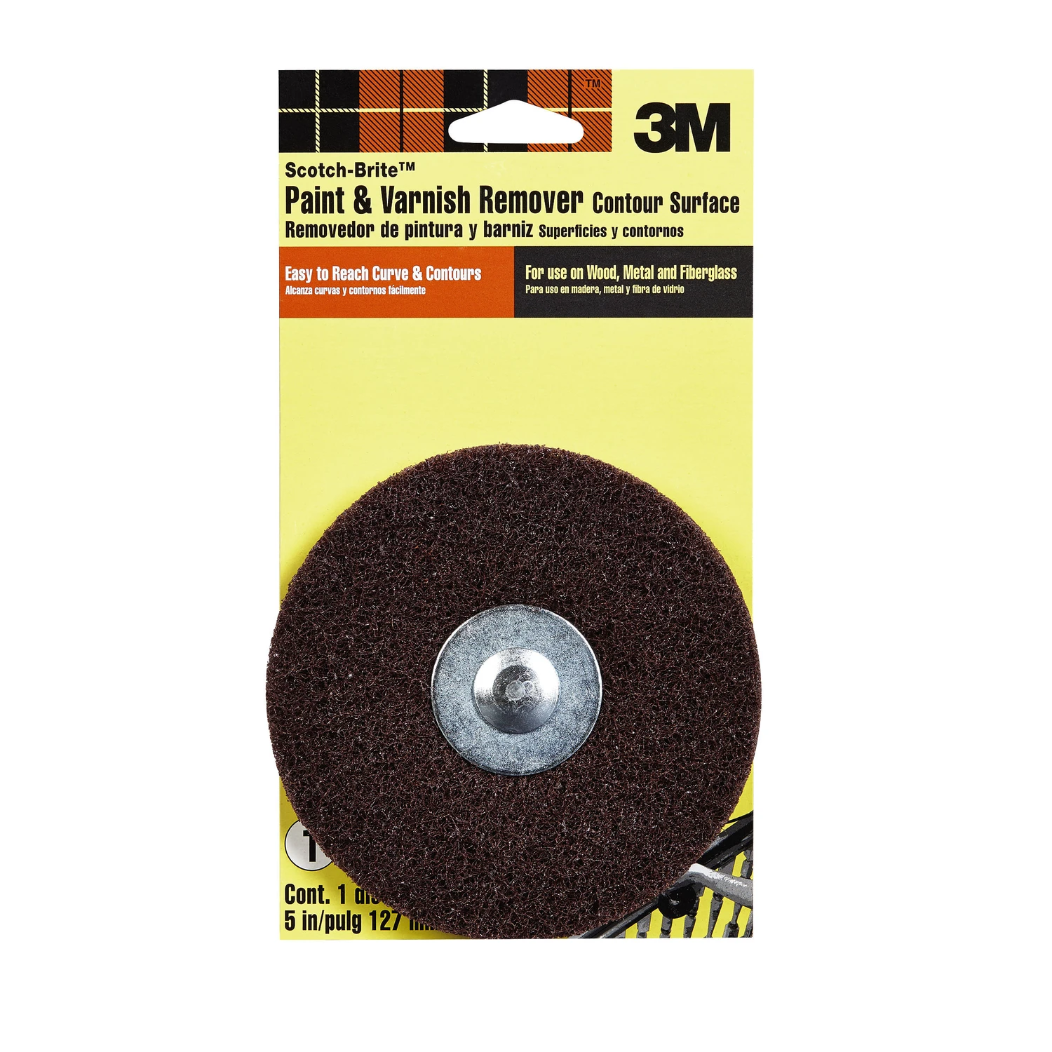 4.75 x 9 In. Contoured Surface Paint & Varnish Remover Disc