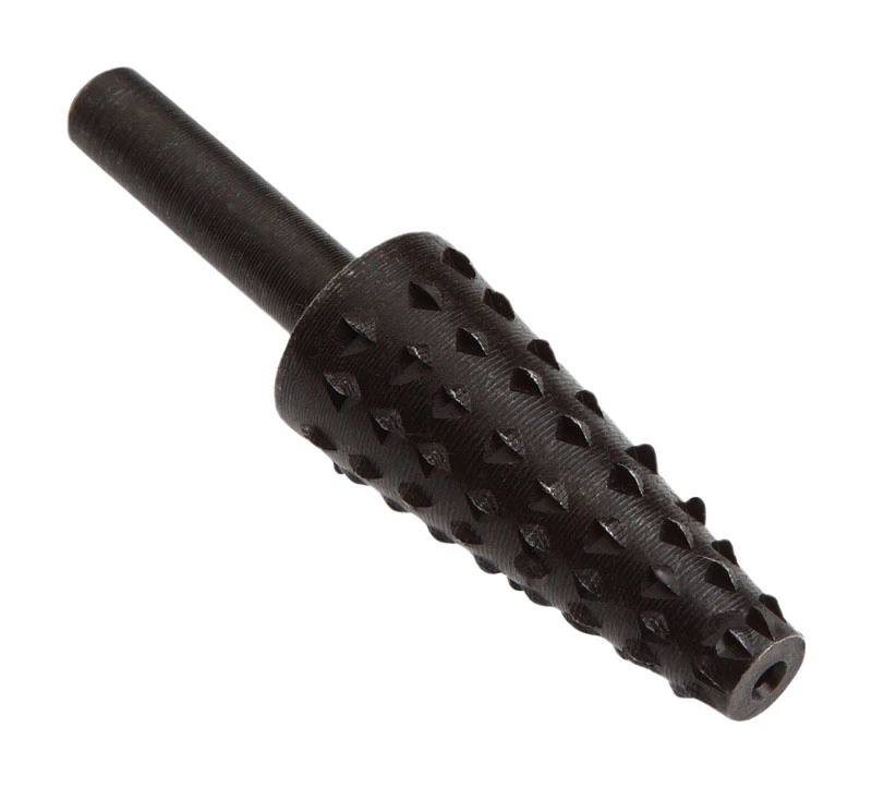 Forney 60068 1/4 Inch Shank Conical Bastard Cut Rotary Rasp 1-3/8 Inch Length