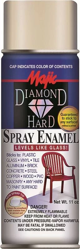 Diamondhard Spray Paint, Gloss Beige, 11 oz.