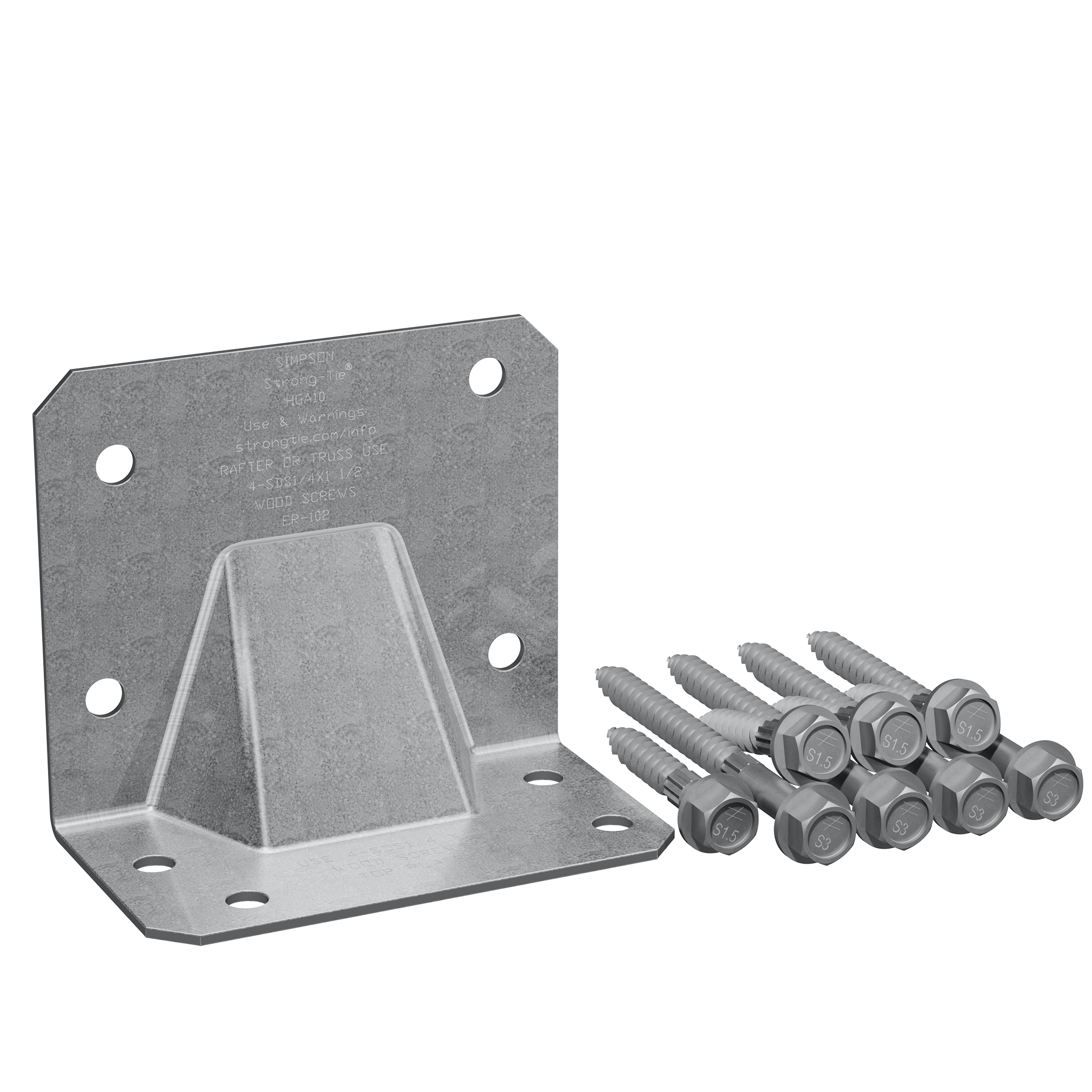 Hurricane Tie with Screw (10-Pack)