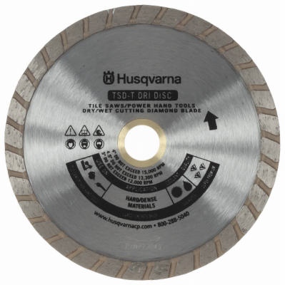 10" Tsd-t Turbo Diamond Blade For Wet/dry Cutting