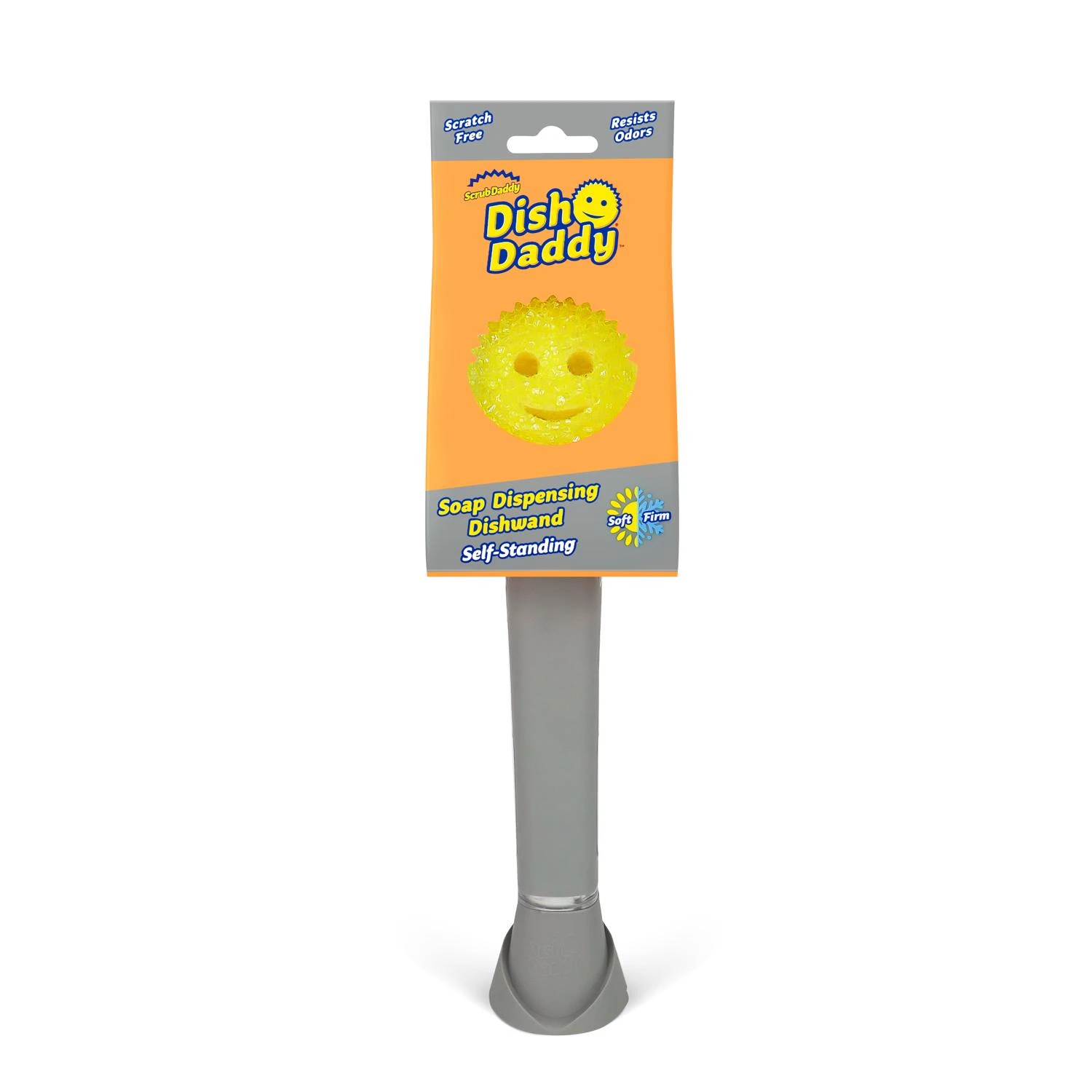 Dish Daddy Soap Dispensing Dishwand, Self-Standing