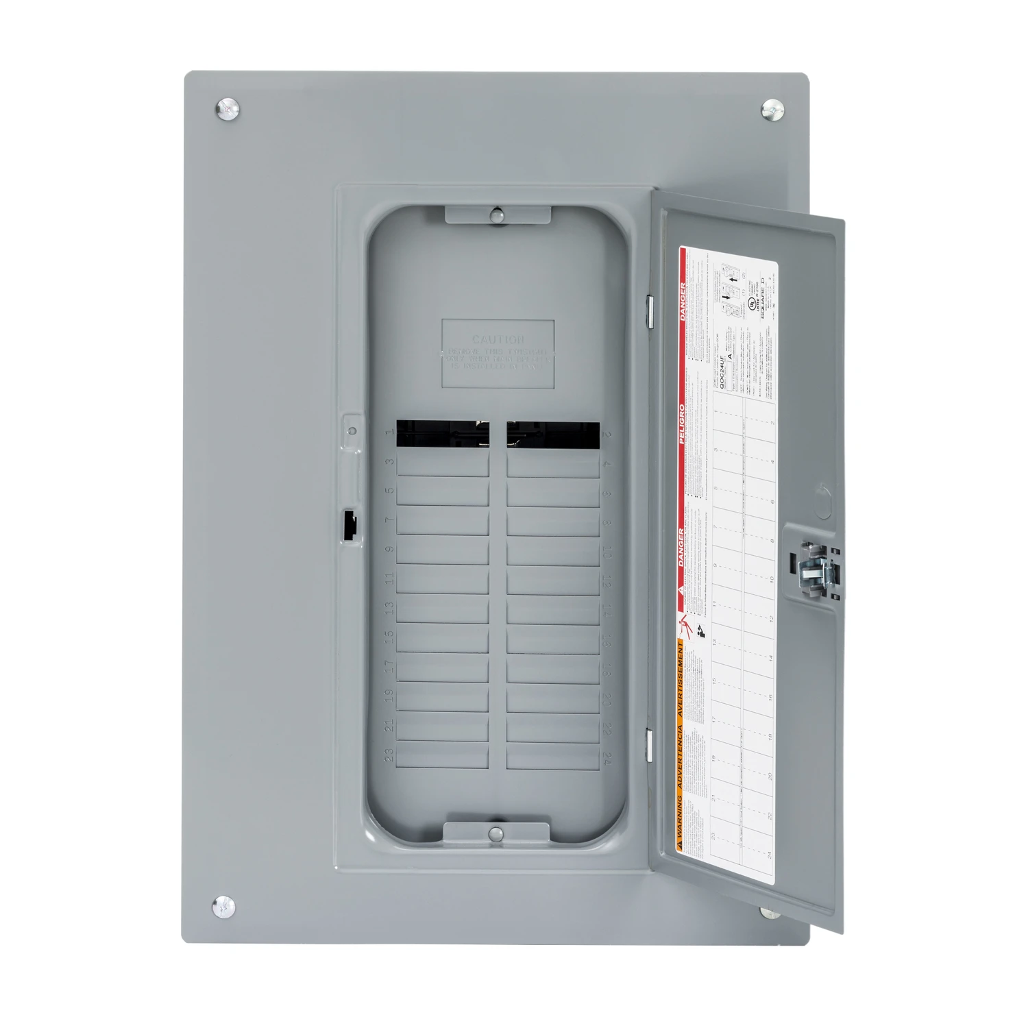 Qo 125a 24-space 34-circuit Indoor Main Lug Plug-on Neutral Load Center