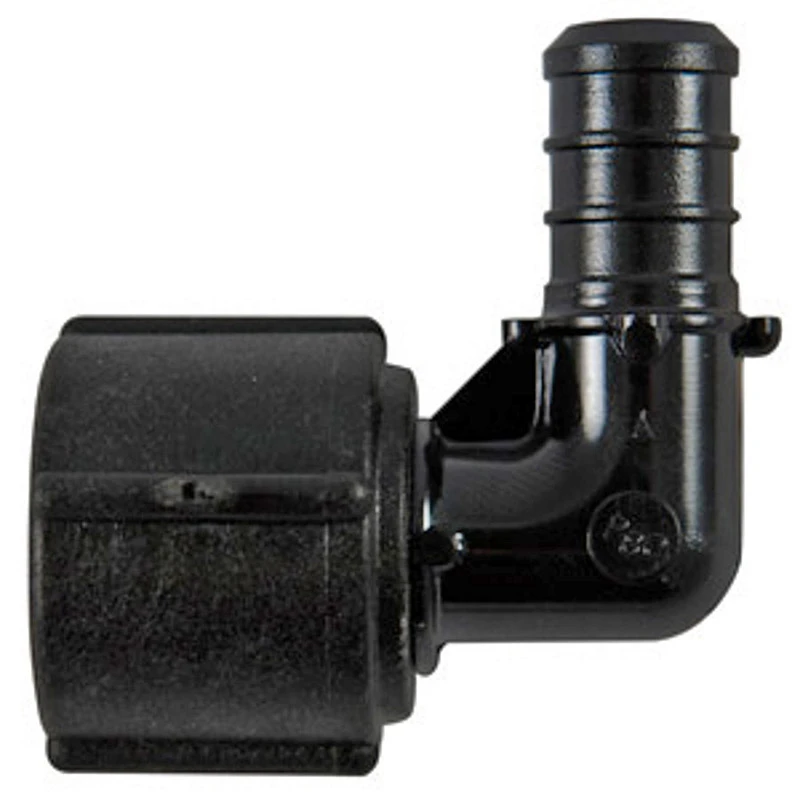 Poly Alloy Swivel PEX Elbow, 1/2 In. Barb x 1/2 In. FIP, 5-Pk.