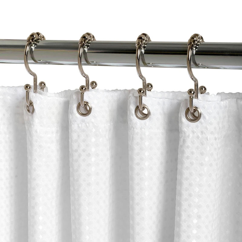 Annex Shower Curtain Hooks, Chrome, 12-Pk.