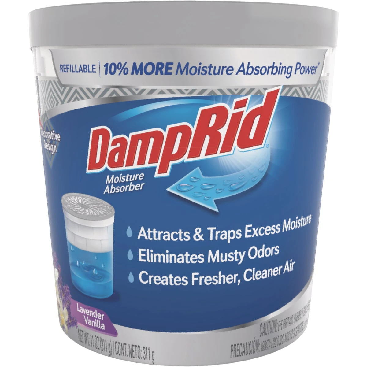 Refillable Moisture Absorber Cups, Lavender Vanilla, 11 oz.
