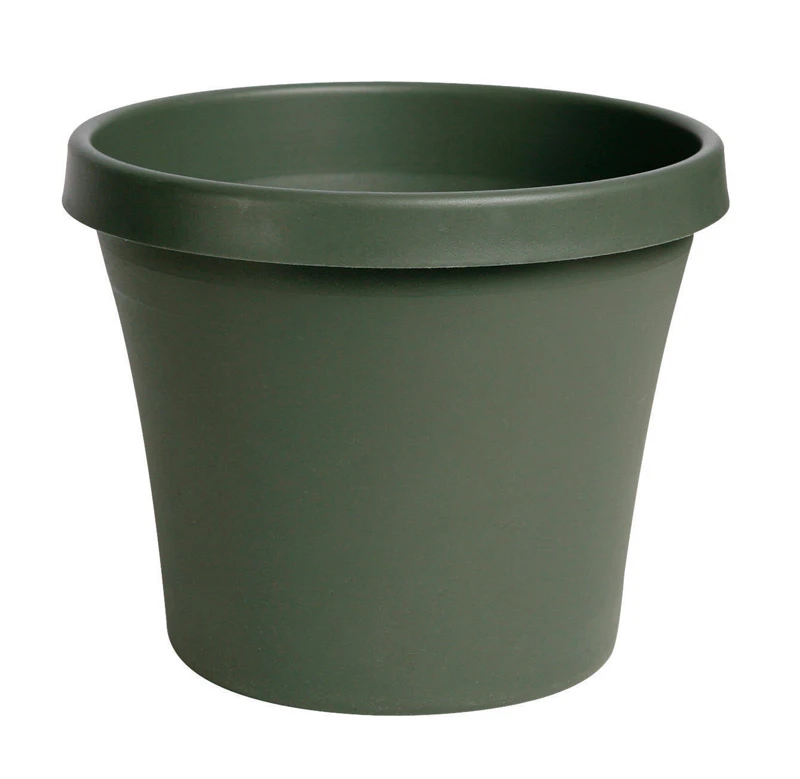 Terra Pot Planter, Plastic, Living Green, 10 In.