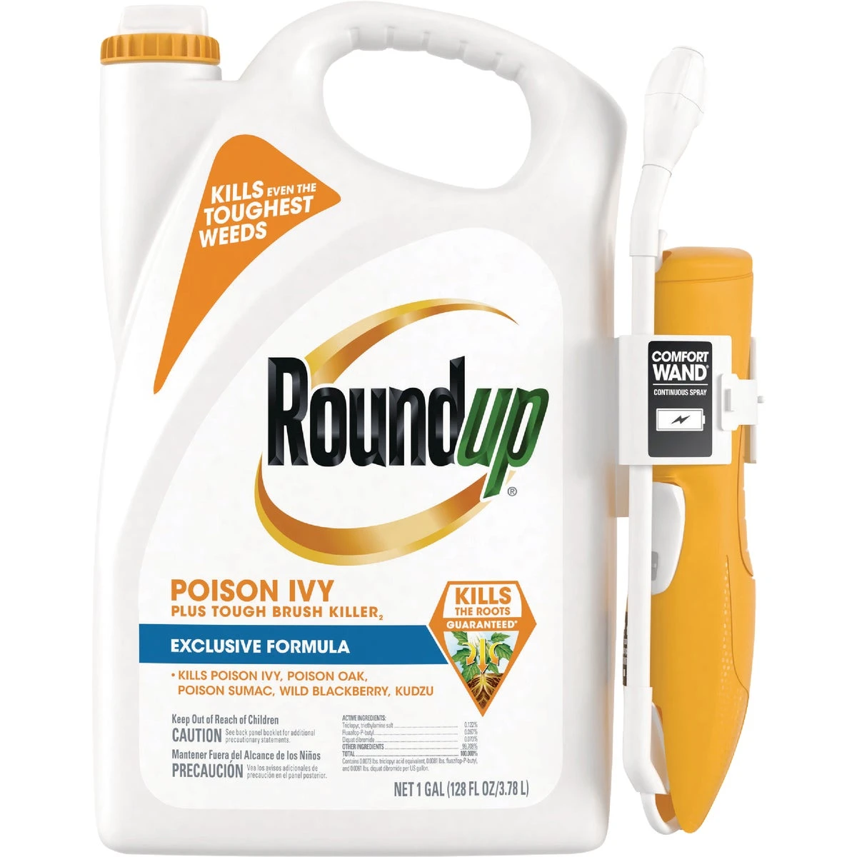Poison Ivy Plus Tough Brush Killer, RTU Comfort Wand, 1 Gallon