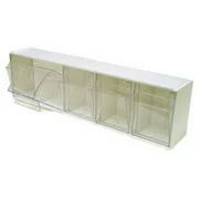 20503b 5-unit Tilt Bin, 24 X 6.50 X 5.25 Inches, White