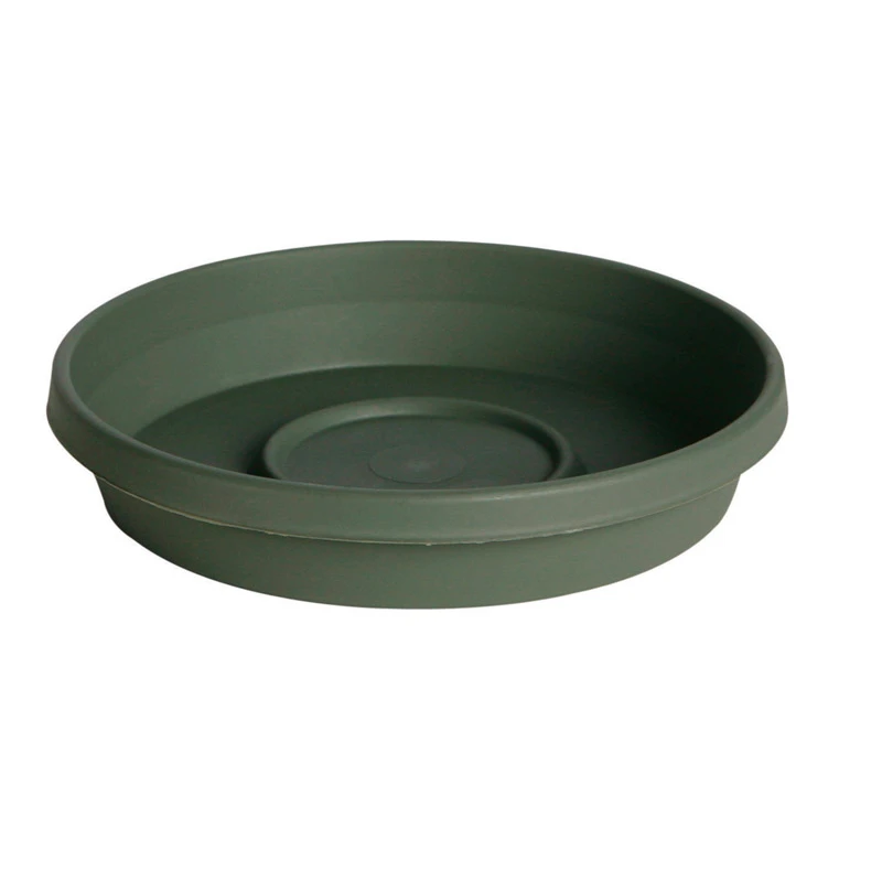 Plastic Saucer, Living Green Color, 10 In.