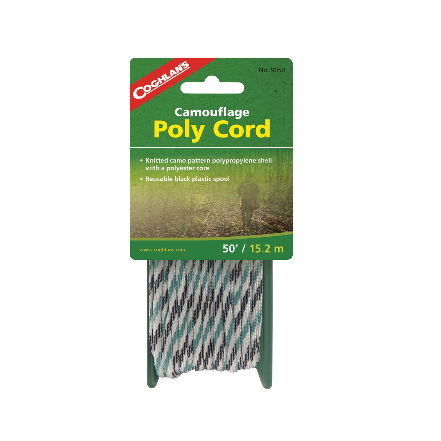 Poly Cord, Camo, 50 Ft.