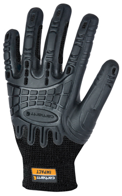 C-grip Impact Work Gloves, Black, Large - Model A612blk L