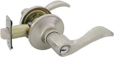 Tru-guard Lyex200 Satin Nickel Naples Reversible Entry Lever Lockset