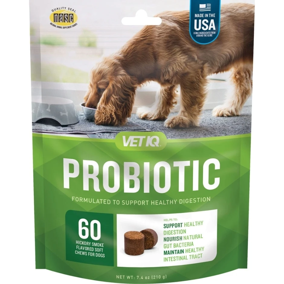 Probiotic Digestive Chew Aids for Dogs, 60-Ct.
