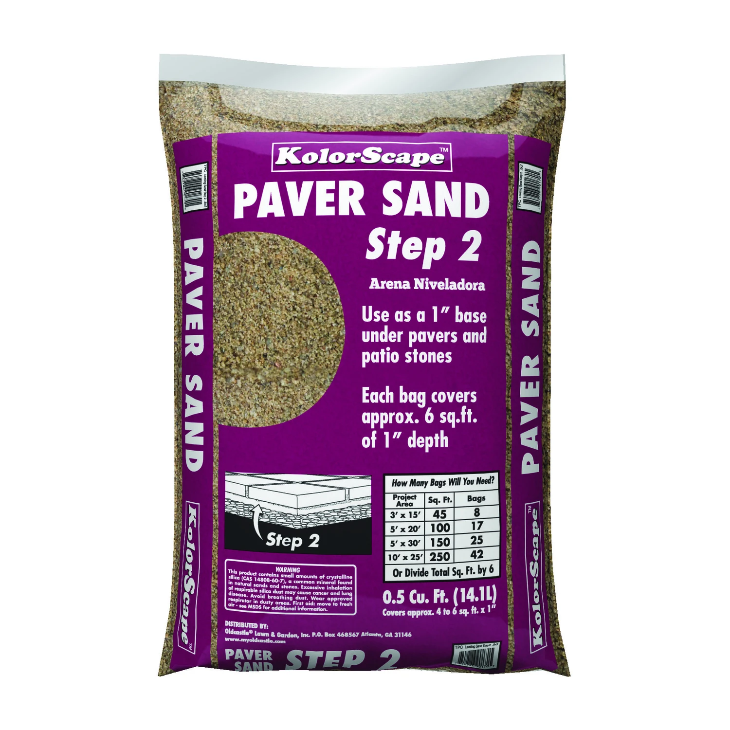 Leveling Step 2 Paver Sand, 0.5 Cu. Ft.