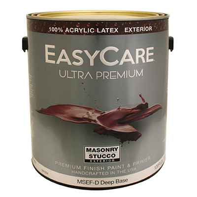 Masonry & Stucco Paint, Deep Base Flat, 1-Gal.