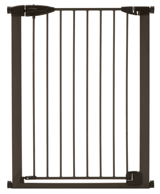 Toddleroo Metal Baby Gate, Hinge Door, 29.75 - 52 In. W x 36 In. High