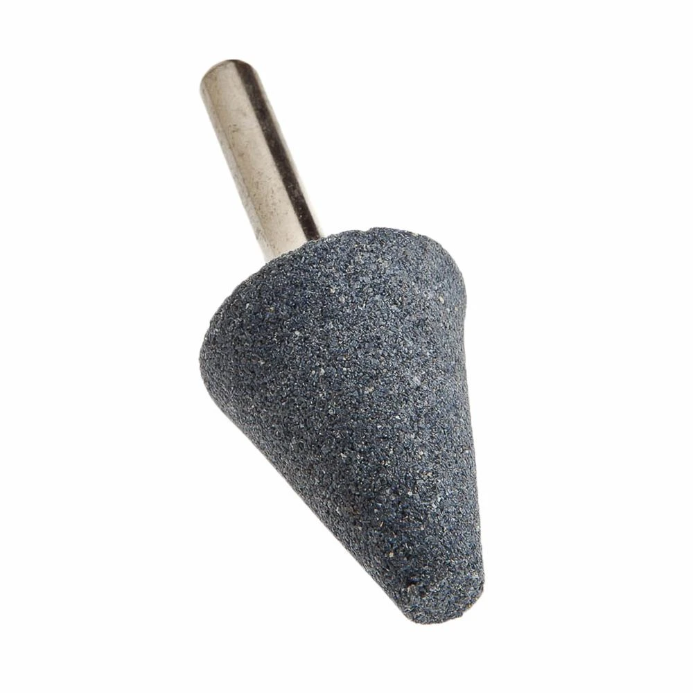 Forney Mounted Grinding Point, 1-1/4" X 1" Flat Top With 1/4" Shank
