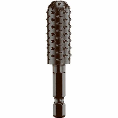 Grinding Rasp Wheel, 1/4 In. Hex Shank, 1-1/2 In.