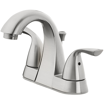 2 Handle Lavatory Faucet - Pvd Brushed Nickel Finish, Model 2425-b404-mc