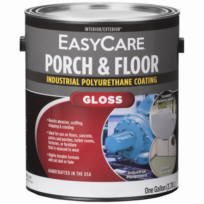 Premium Interior/Exterior Gloss Polyurethane Floor & Trim Enamel, Deep Base, 1-Gal.
