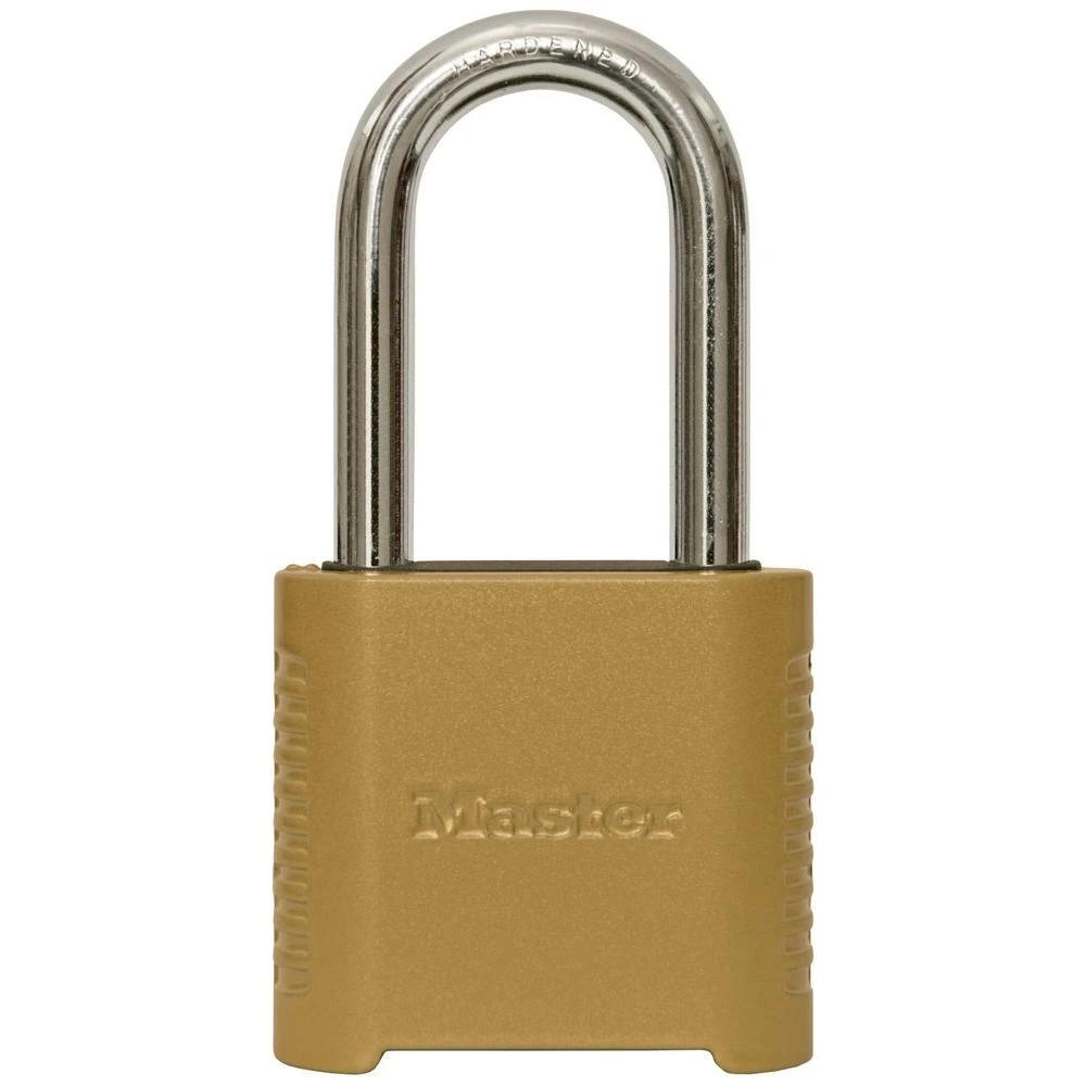 Set Your Own Combination Padlock, 2 In., Wide, 2 In. Shackle