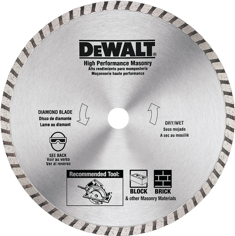 TSD-T Turbo Rim Diamond Circular Saw Blade, 7 In.