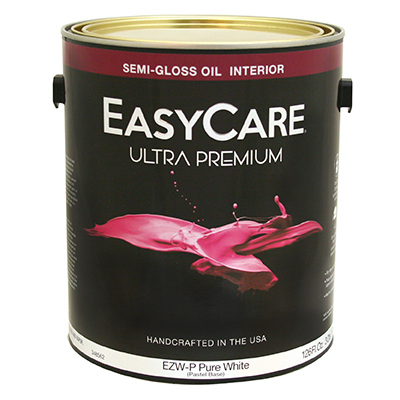 Ultra Premium Interior Semi-Gloss Oil Base Kitchen & Bath Enamel, Pure White Pastel Base, 1-Gal.
