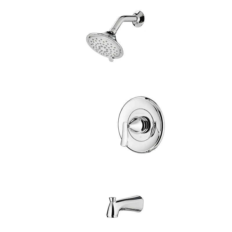 Chatfield Tub/Shower Kit, Single-Handle Faucet, Showerhead & Diverter, Polished Chrome