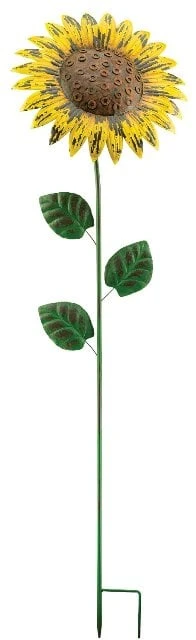 Giant Rustic Sunflower Stake For Garden Decoration