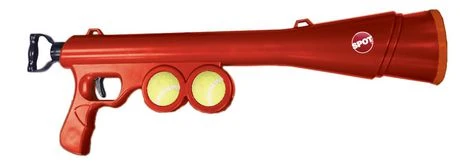 54299 Launch & Fetch Tennis Ball Launcher - Red, Pack of 12