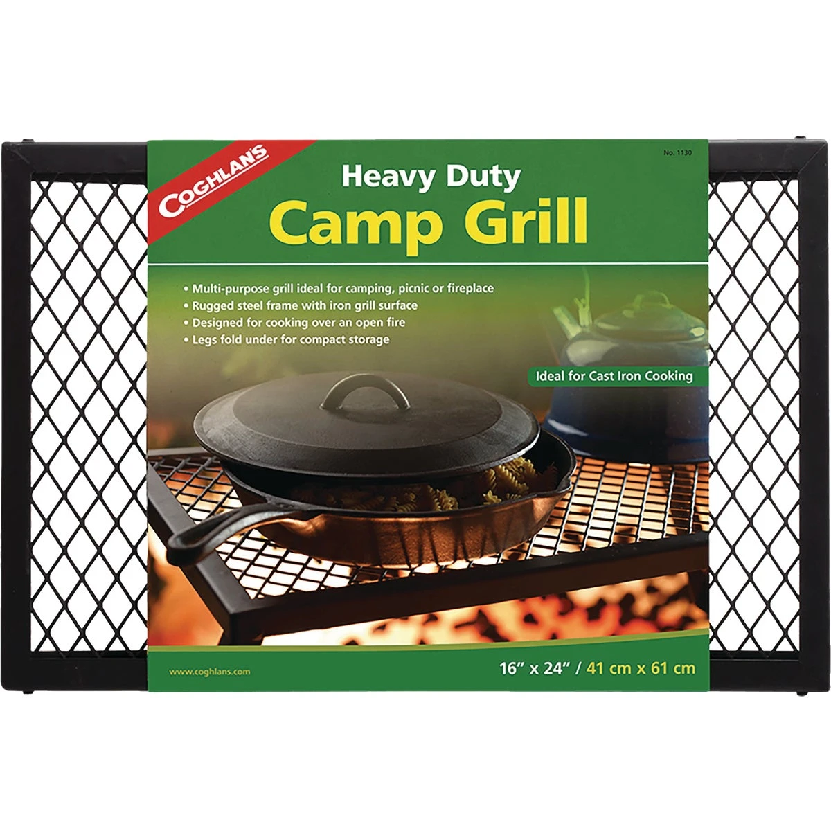 Heavy Duty Camp Grill, 16 x 24 In.