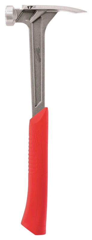 17 Oz. Milled-face Framing Hammer With Steel I-beam Handle