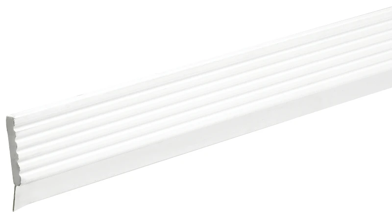 Garage Door Weatherseal, White, 3 In. x 7 Ft..