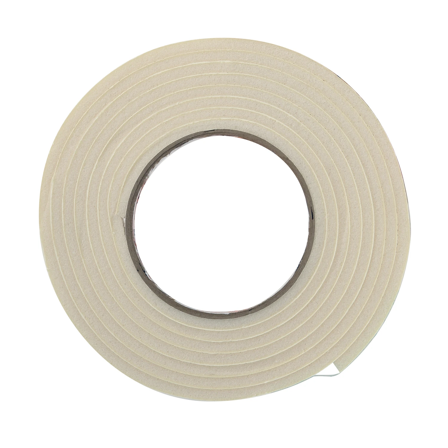 Rubber Foam Weatherseal Tape, 3/8 W x 3/16 In. T x 10 Ft.