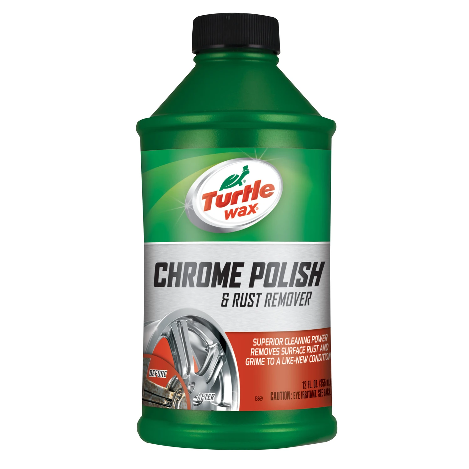 Chrome Polish 12 Oz - Liquid Auto Polish For Wheels, Bumpers, And Trim