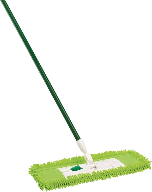 Microfiber Dust Mop With 18.5" Head And 57" Steel Handle